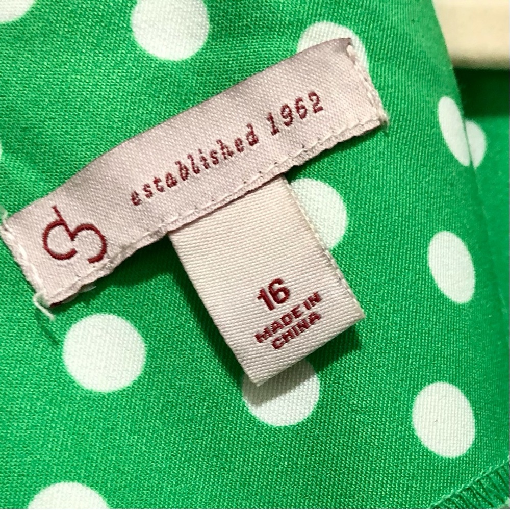 Established 1962 Green Polka Dot Fit & Flare Dress | Retro Classic A-Line - Picture 3 of 9